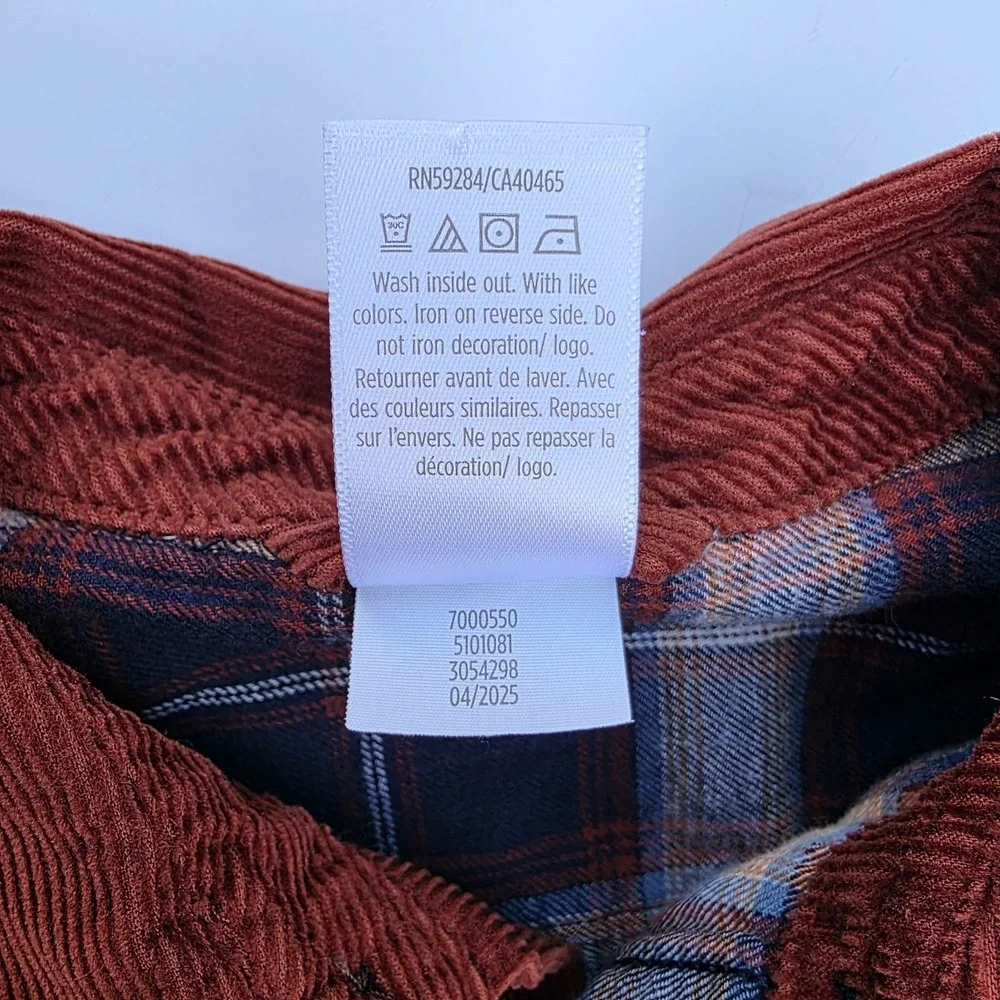 Gymboree Boys 5T Shirt Lot Corduroy Fox Embroidered Plaid Flannel 2 Pc